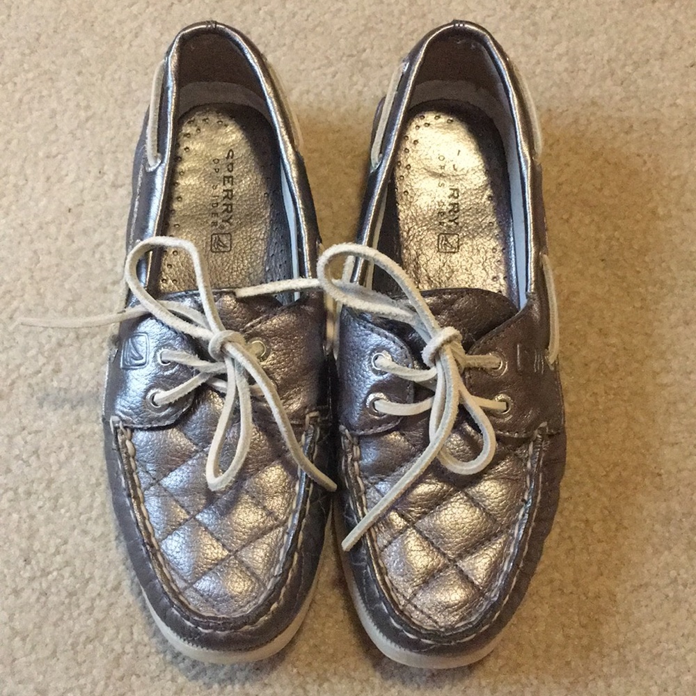 Metallic Silver Sperrys